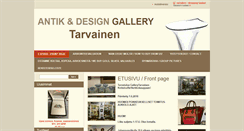 Desktop Screenshot of gallerytarvainen.fi