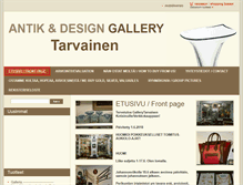 Tablet Screenshot of gallerytarvainen.fi